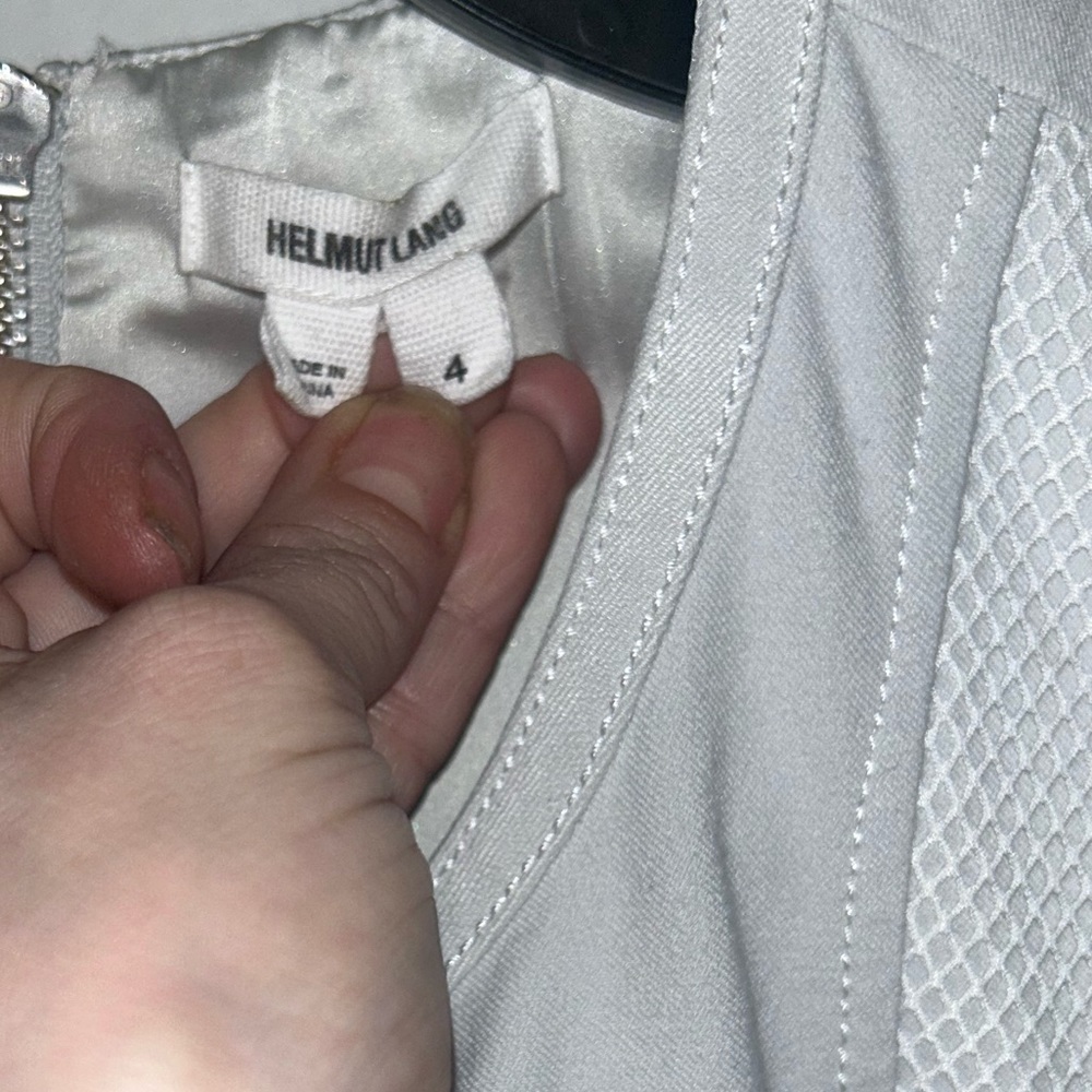 Euc Unique Helmut Lang Prism Compress Twill Sleev… - image 8